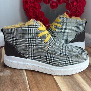 Romika European Comfort Shoes HELSINKI 02 Herringbone 39EU 8-8.5US Black Yellow